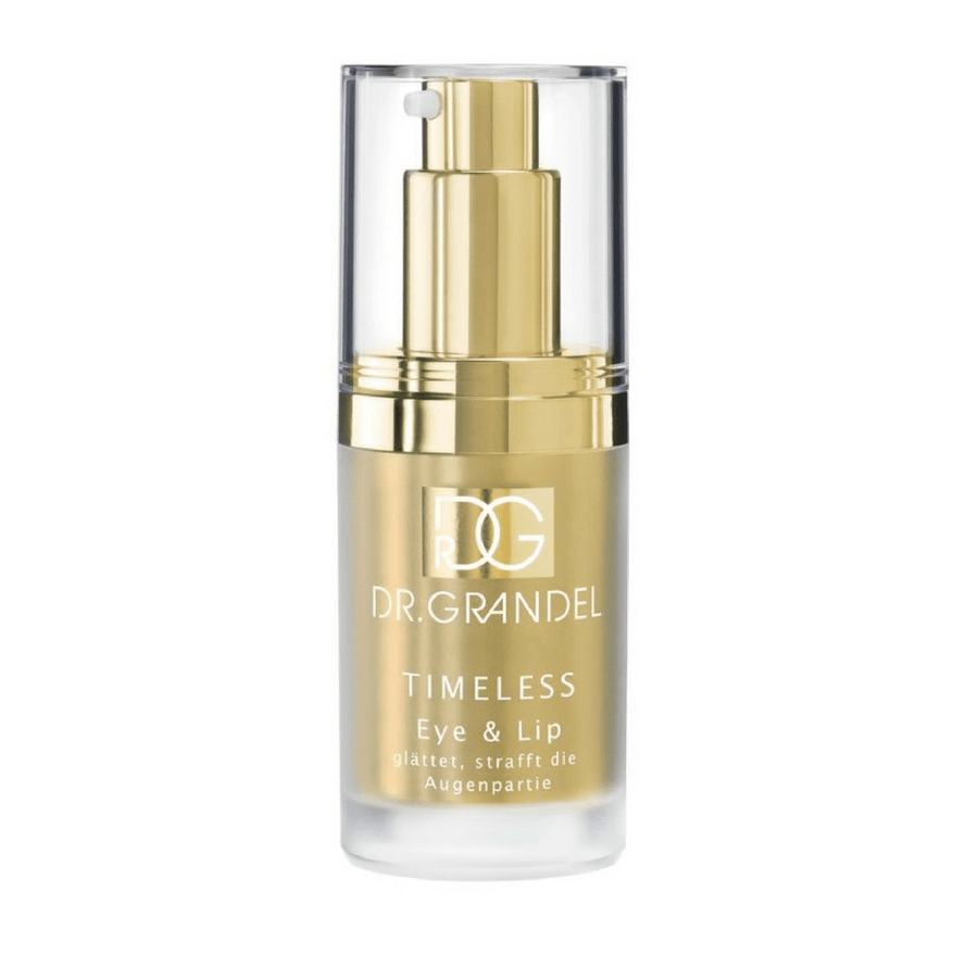 Dr. Grandel TIMELESS Eye and Lip Firmer. Repairs damaged caused by the environment and protects against negative external factors.