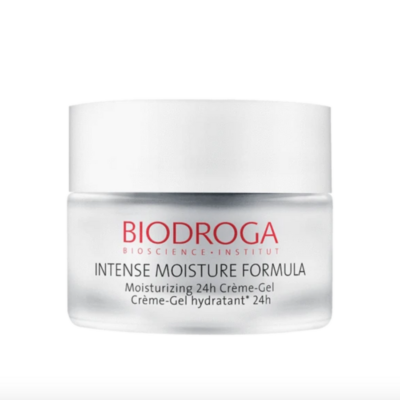 Biodroga Intense Moisture bathes the skin in valuable moisture, smooths out dryness lines and regenerates stressed skin.