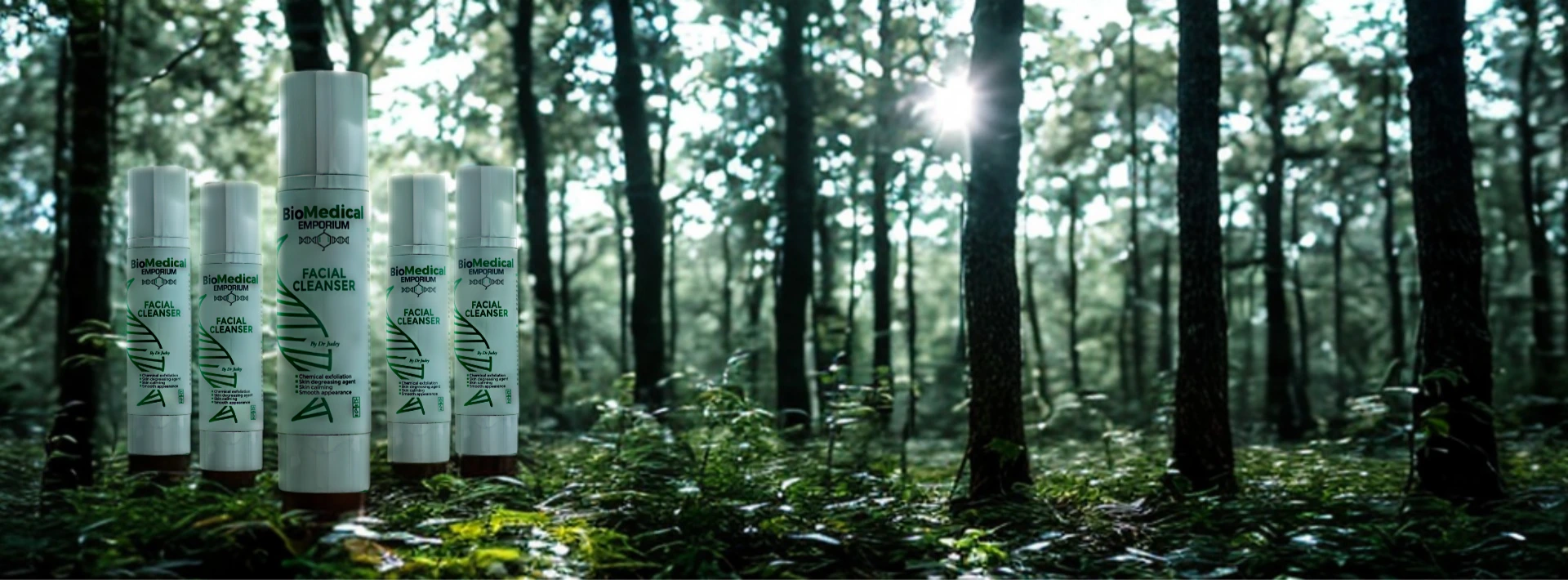 Biomedical Emporium CLEANSING products gently purify, hydrate, and support the recovery of sensitive skin.