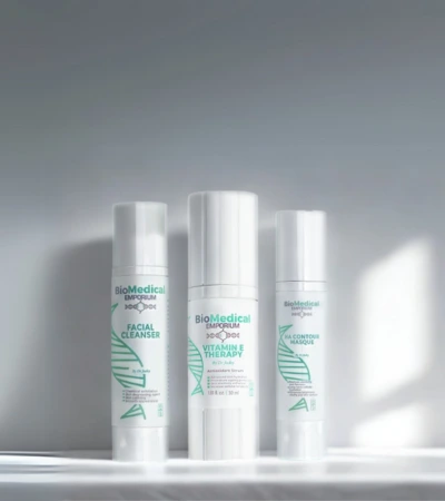 Biomedical Emporium DRY SKIN products deeply hydrate, soothe, and nourish for soft, radiant, healthy skin.