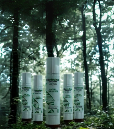 Biomedical Emporium CLEANSING products gently purify, hydrate, and support the recovery of sensitive skin.