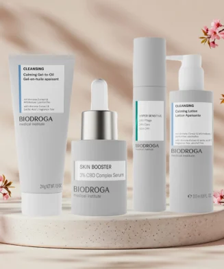 Biodroga Medical Institute sensitive homecare kit for calm, protected skin