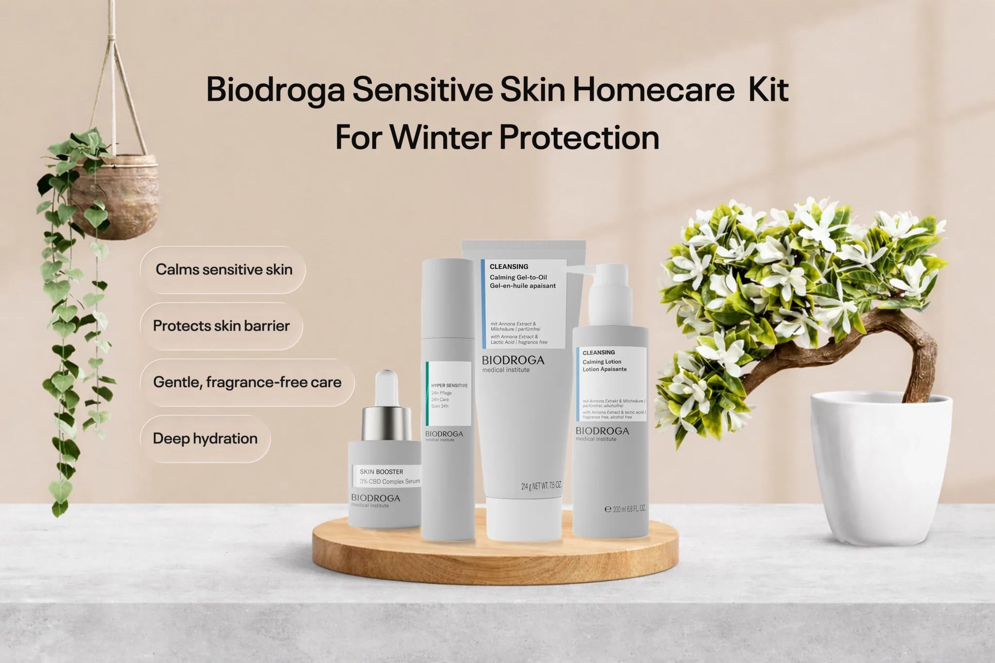 Biodroga Medical Institute Sensitive Homecare Kit for sensitive skin