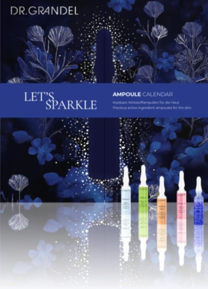 Dr. Grandel Ampoule Calendar with luxury skincare ampoules for hydration and radiance