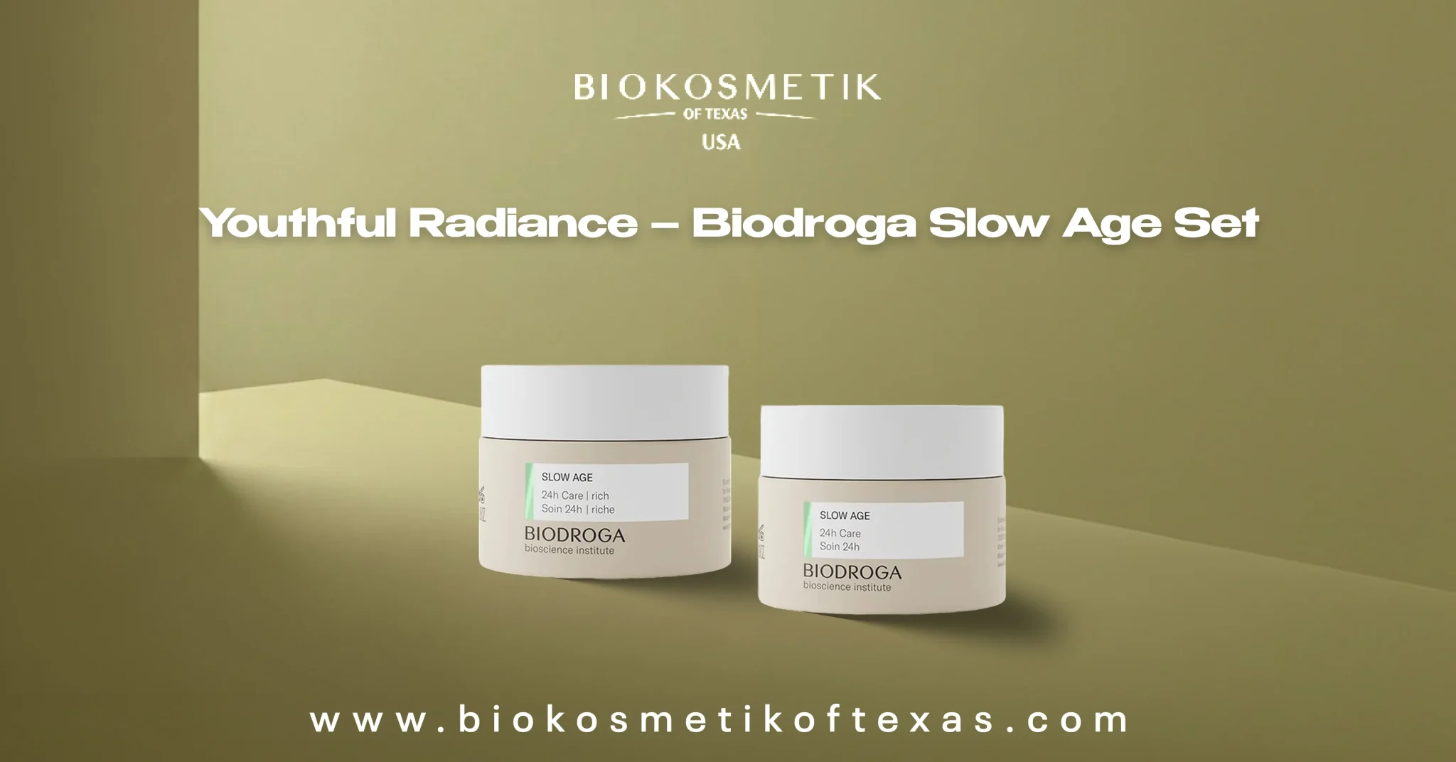 Biodroga Bioscience Institute Slow Age Set anti-aging skincare products