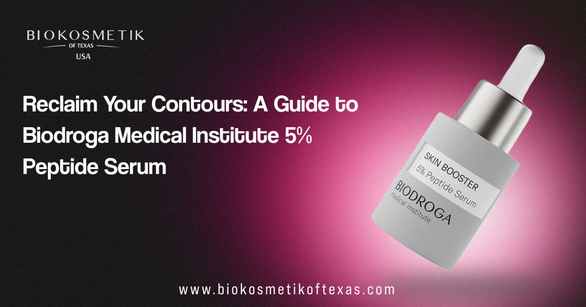 Biodroga Medical Institute 5 Percent Peptide Serum bottle for skin firming.