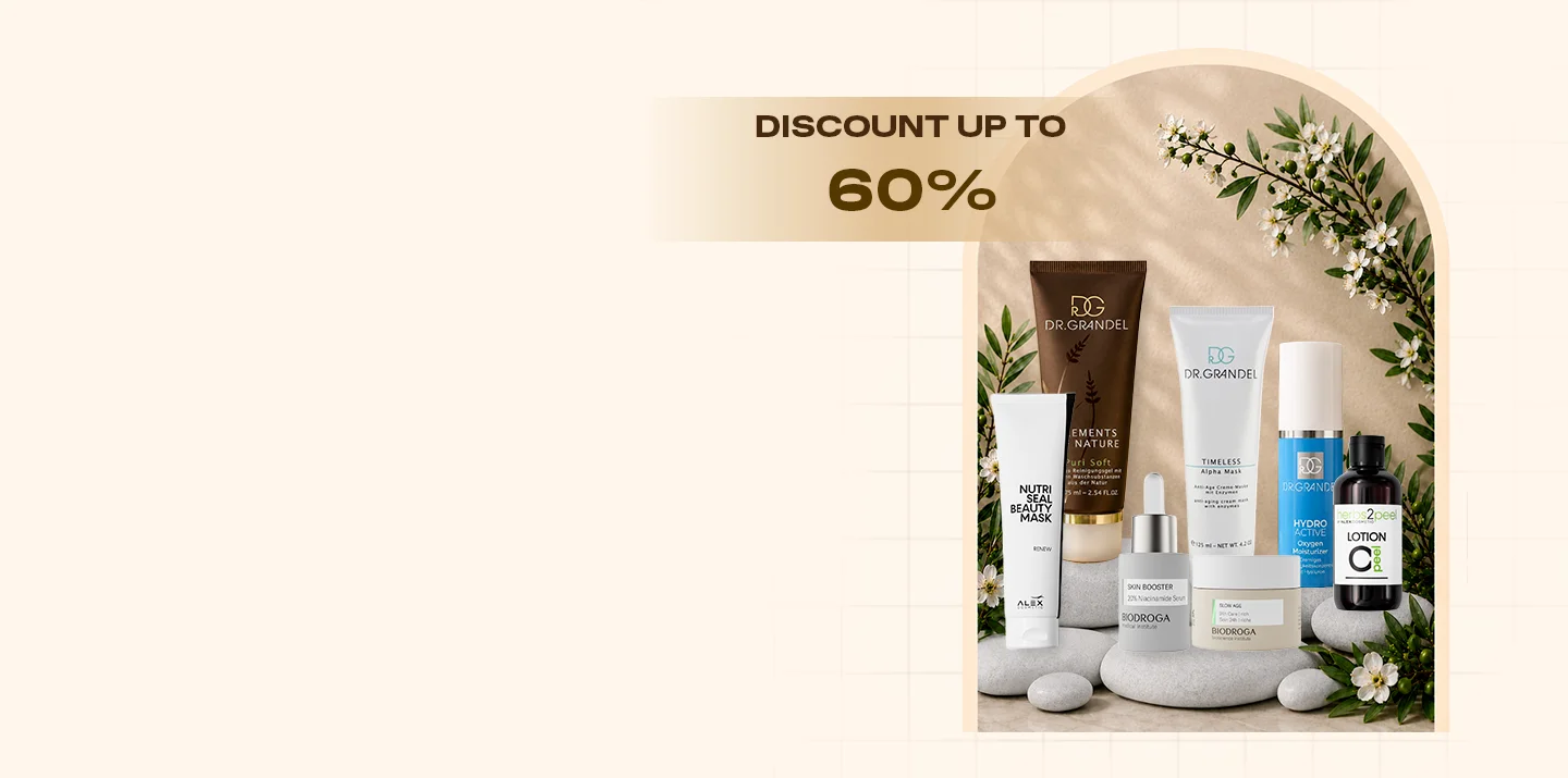 biokosmetic landign page banner