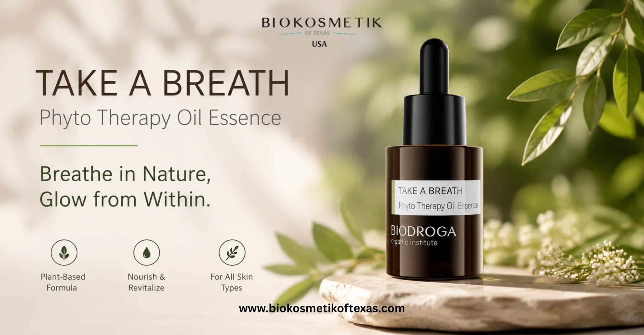 Phyto Therapy Treatment using botanical ingredients to hydrate, nourish, and revitalize the skin naturally.