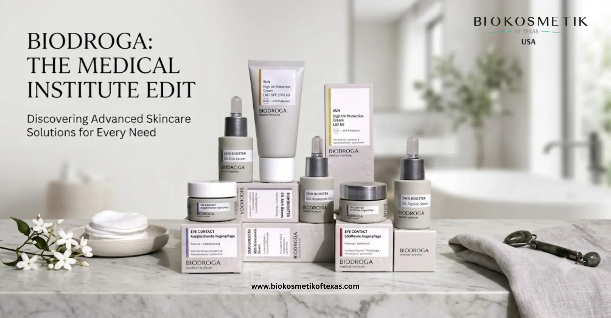 Biodroga Medical Suggested Starter Pack retail skincare products