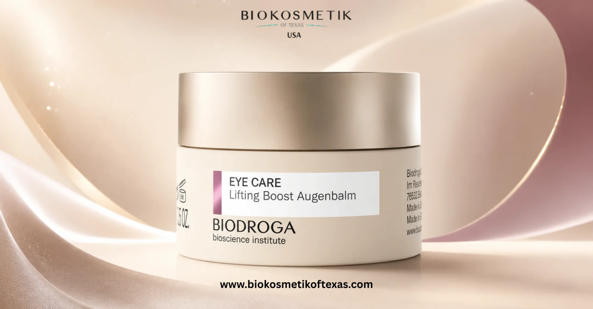 Woman applying under-eye skincare to reduce eye bags and puffiness at home