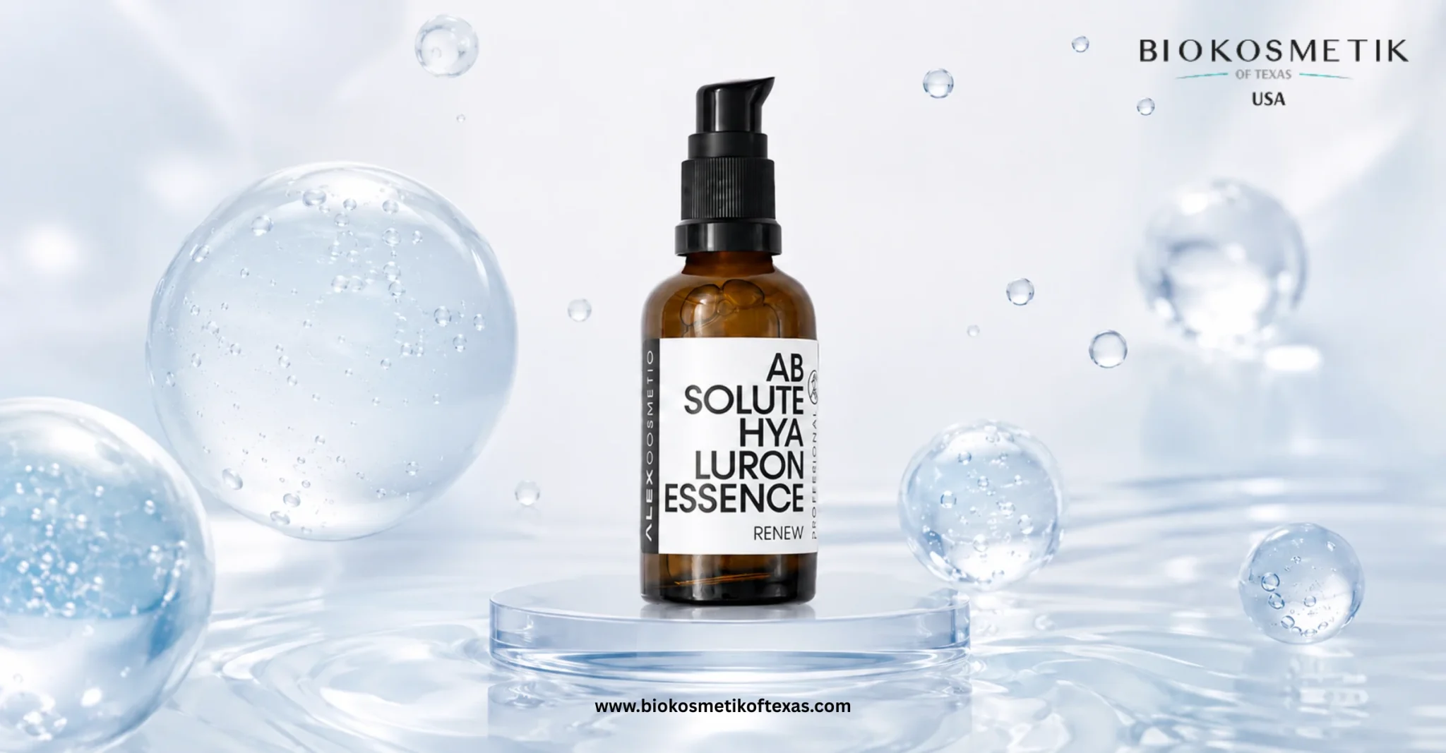Hyaluronic essence providing lightweight hydration for smoother, plumper, and refreshed-looking skin.