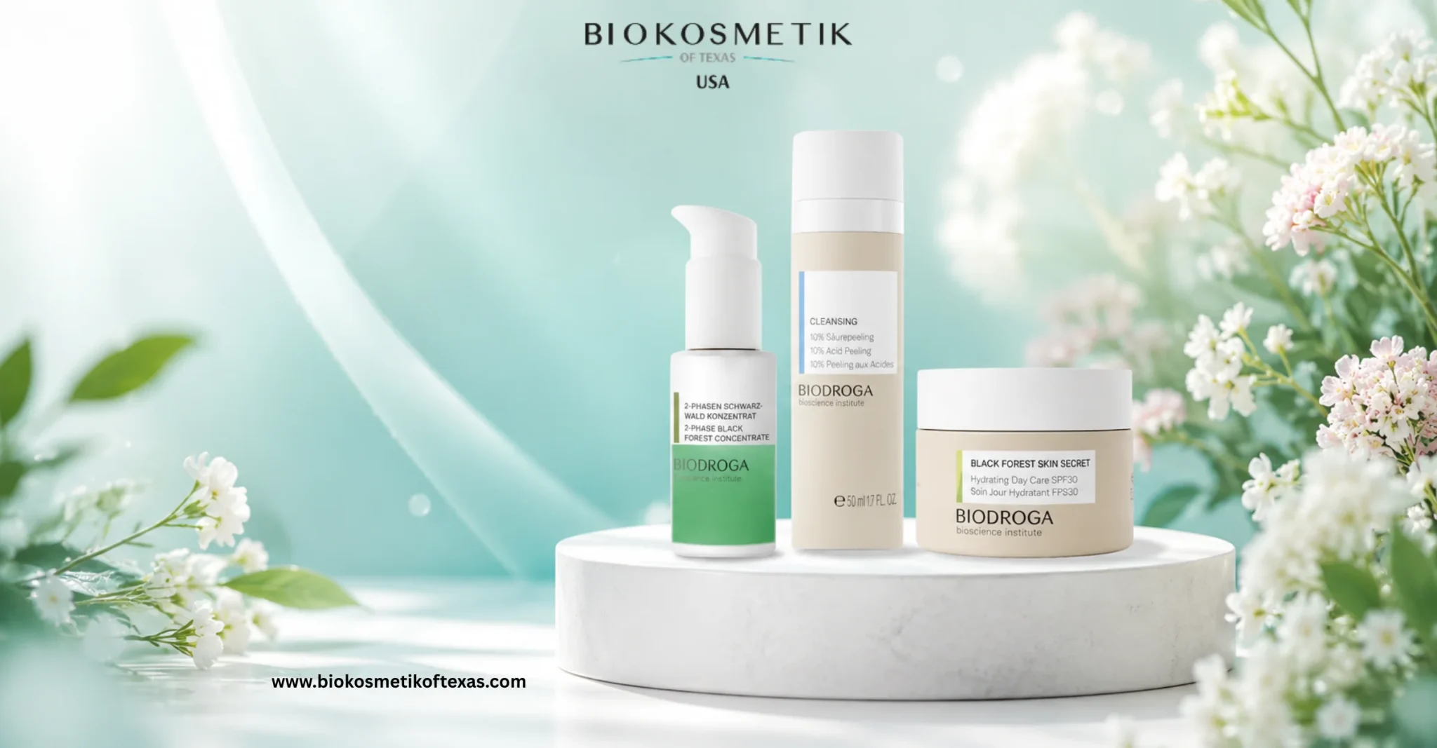 Woman with fresh and radiant summer glow skin using lightweight skincare and sun protection