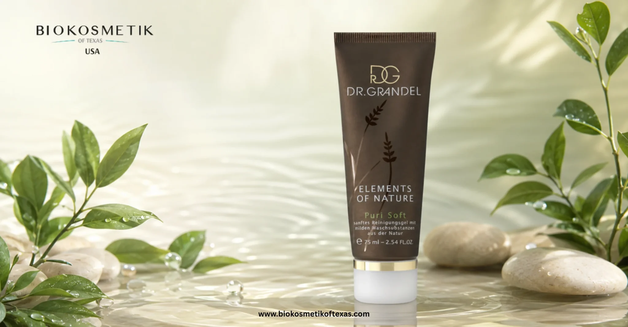 Elements of Nature Purisoft gentle purifying cleansing gel for fresh, clean, and soft-looking skin