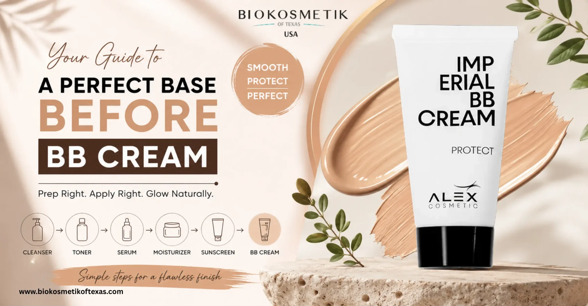 Skincare products to apply before BB cream for a smooth makeup base