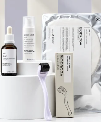 Biodroga Microneedling Kit with Vegan Collagen Mask